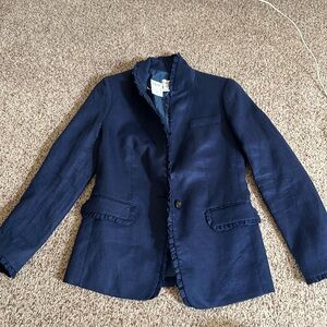 Brand new, never worn navy blue blazer by J. crew